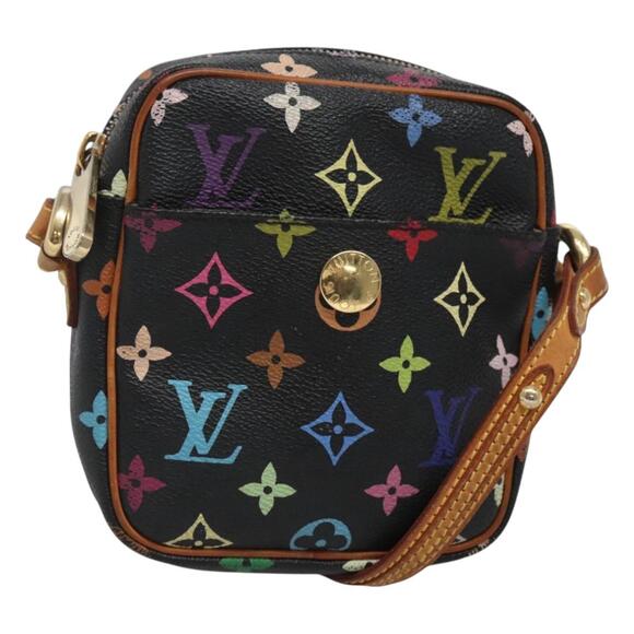 LOUIS VUITTON Monogram Multicolor Lift Shoulder Bag Black M40056 - Picture 1 of 16